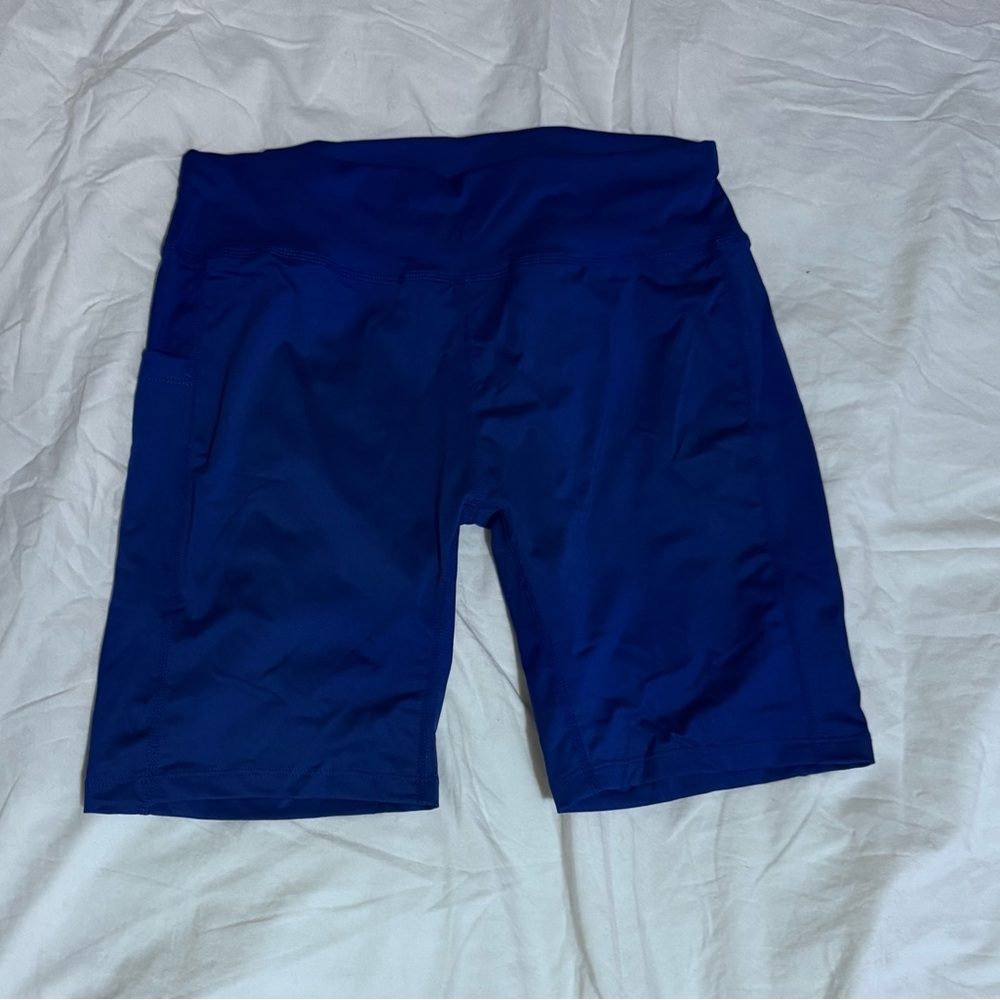 Women's Blue Athletic Shorts